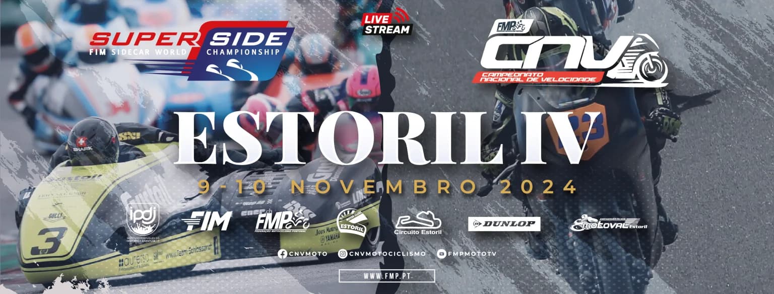 Campeonato Nacional de Velocidade – Prova 4 & Mundial de Sidecar – Estoril