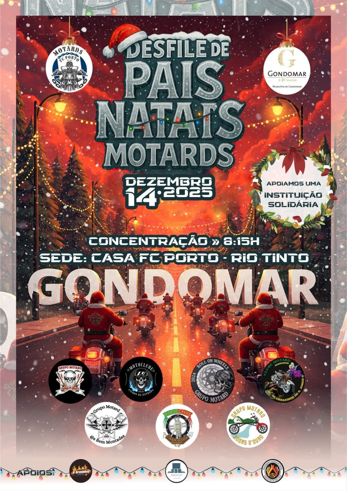 Desfile de Pais Natais Motards 