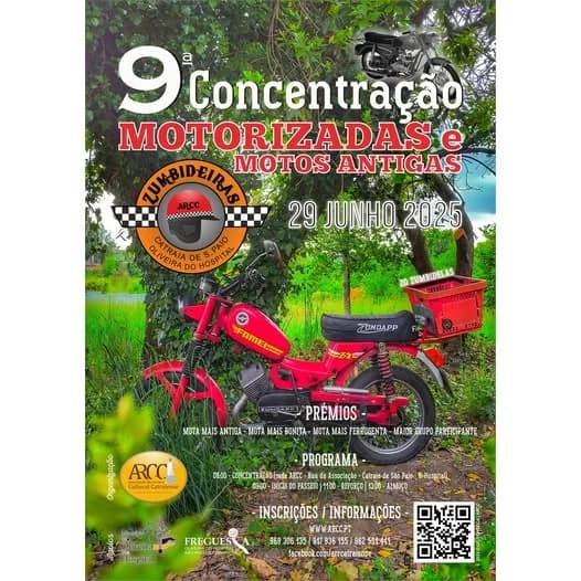 9º Edição do Encontro de Motorizadas e Motos Antigas – ARCC
