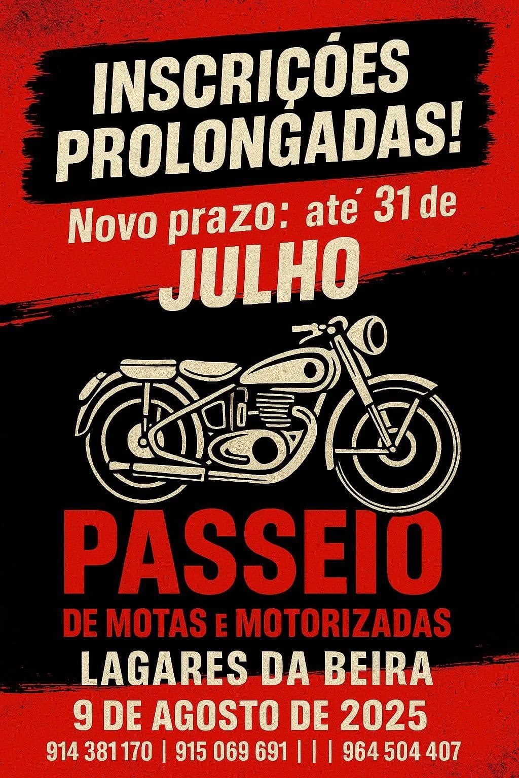 Passeio de Motas e Motorizadas – Lagares da Beira