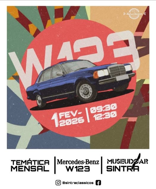 Sintra Clássicos - Mercedes-Benz W123