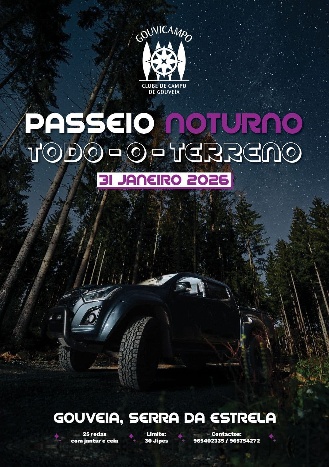 Passeio Noturno TT - Gouvicampo