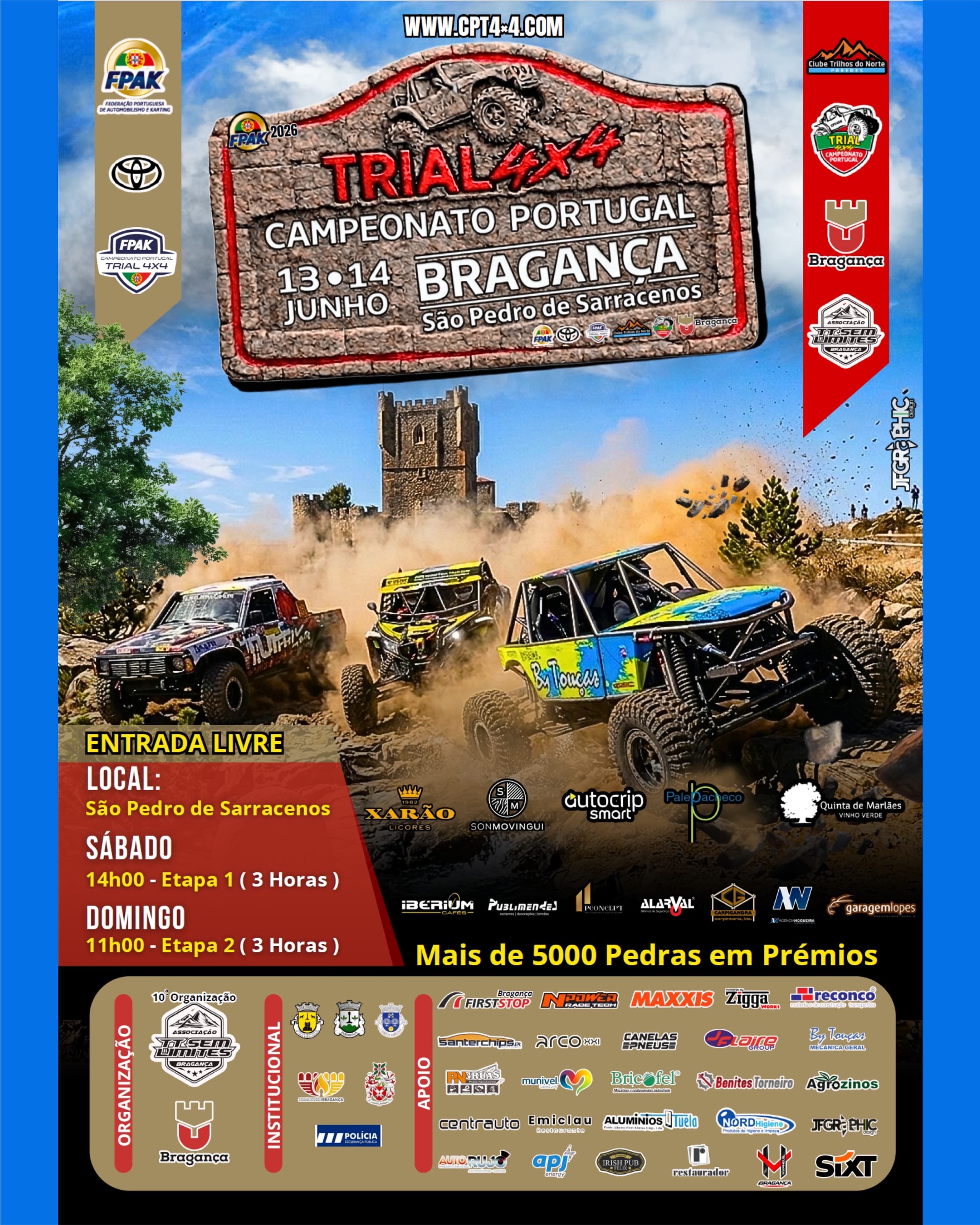 Campeonato Portugal Trial 4x4 2026 - Bragança
