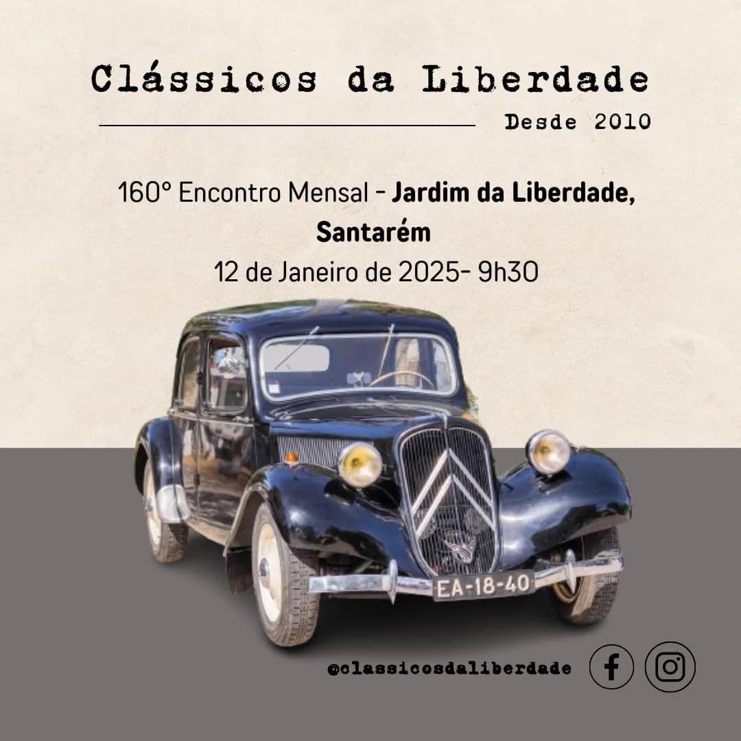 160° Encontro Mensal dos Clássicos da Liberdade