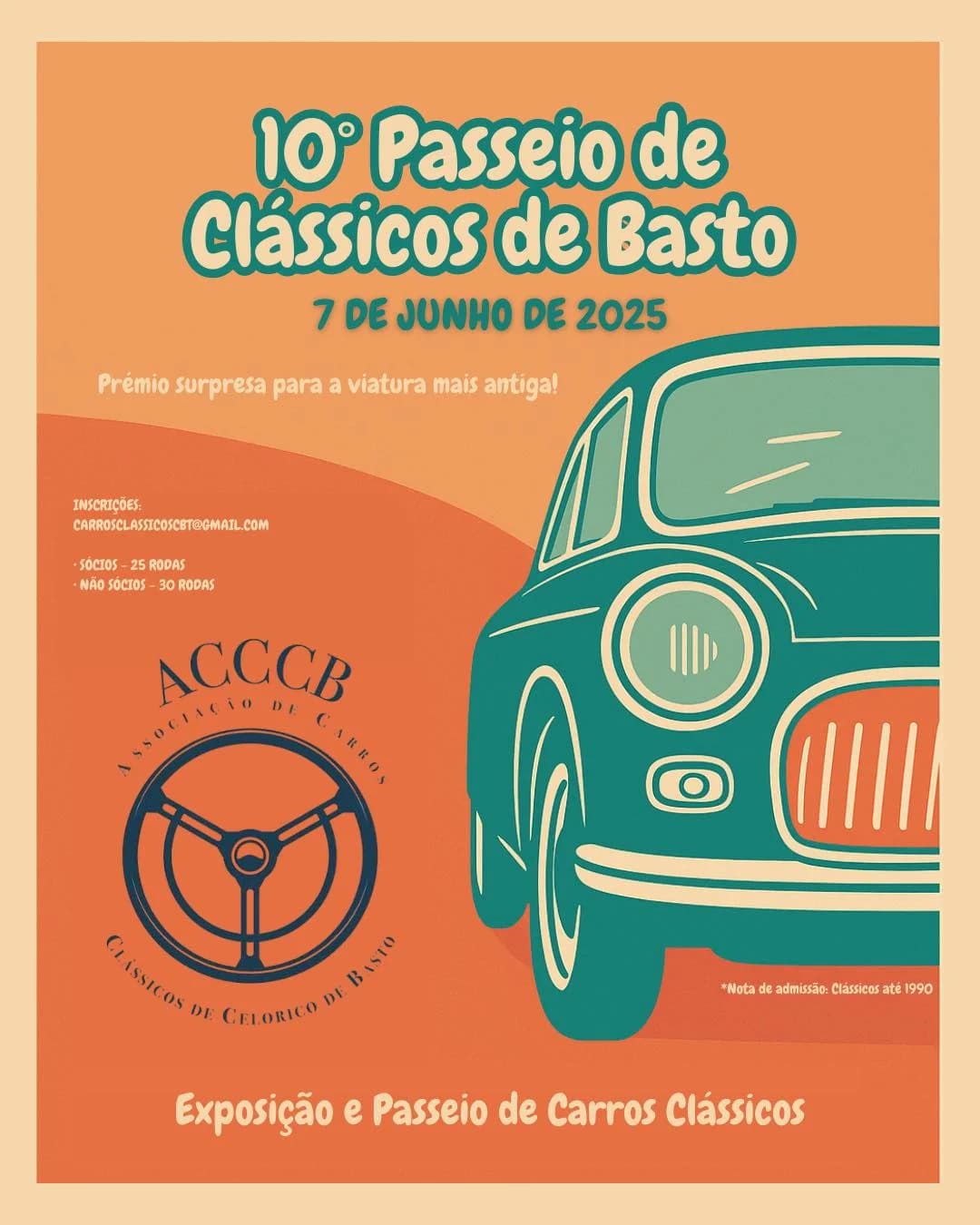 10º Passeio de Clássicos de Basto – Associação de Carros Clássicos de Celorico de Basto