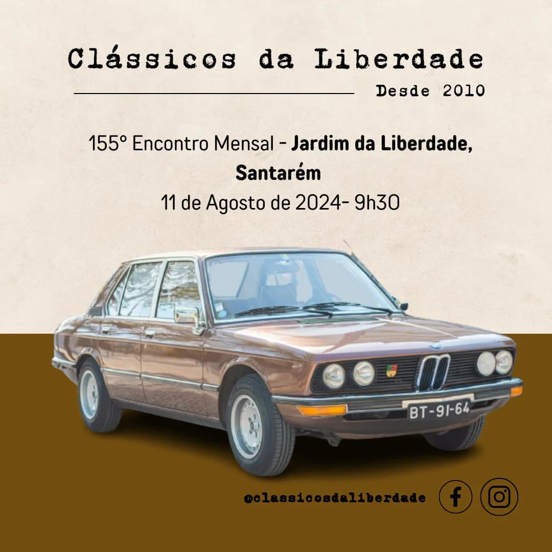 155° Encontro Mensal dos Clássicos da Liberdade