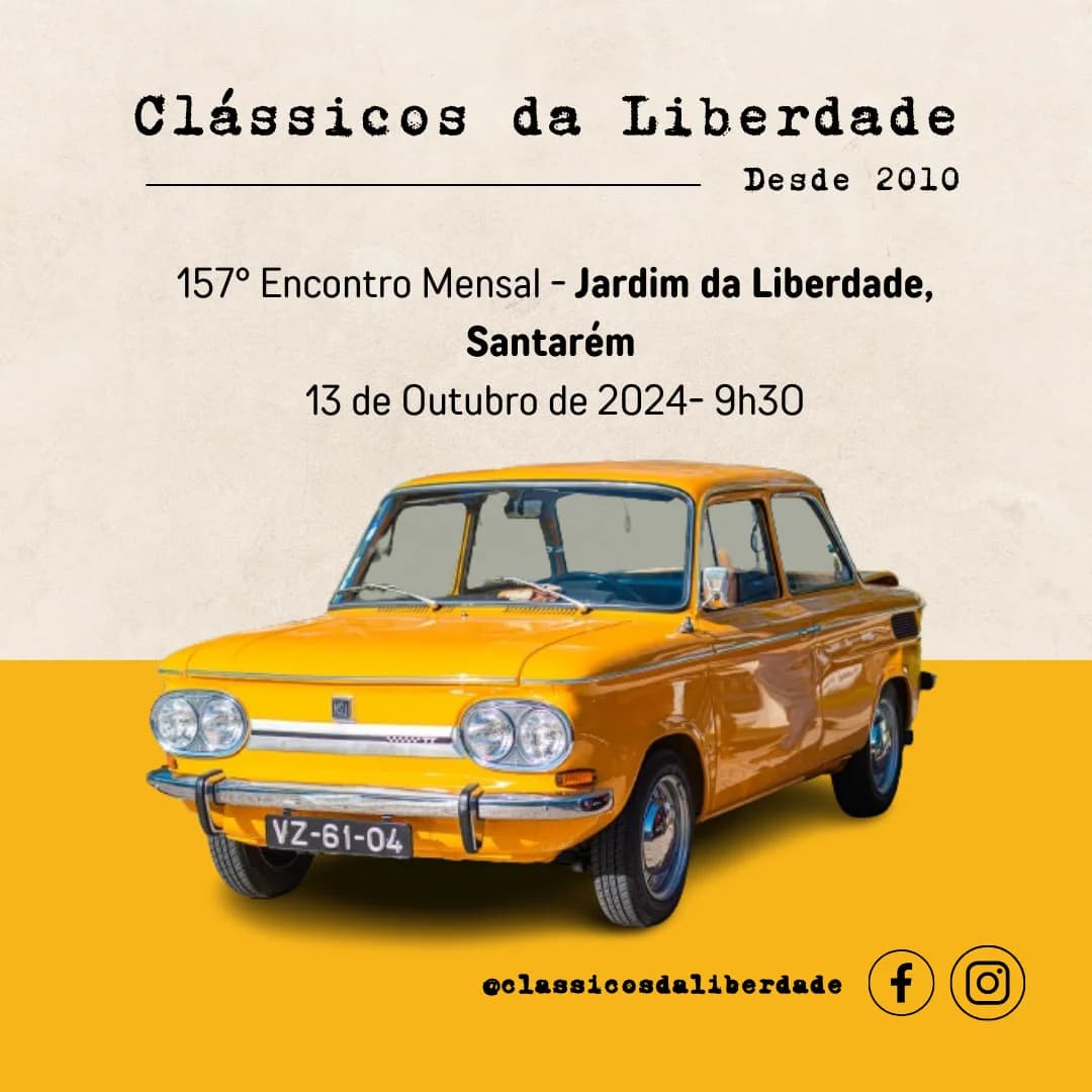 157° Encontro Mensal dos Clássicos da Liberdade