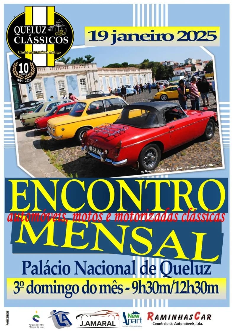 Encontro mensal – Queluz Clássicos