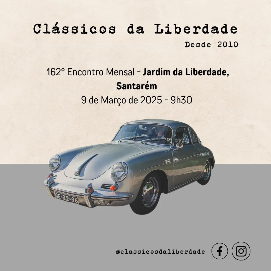 162° Encontro Mensal dos Clássicos da Liberdade