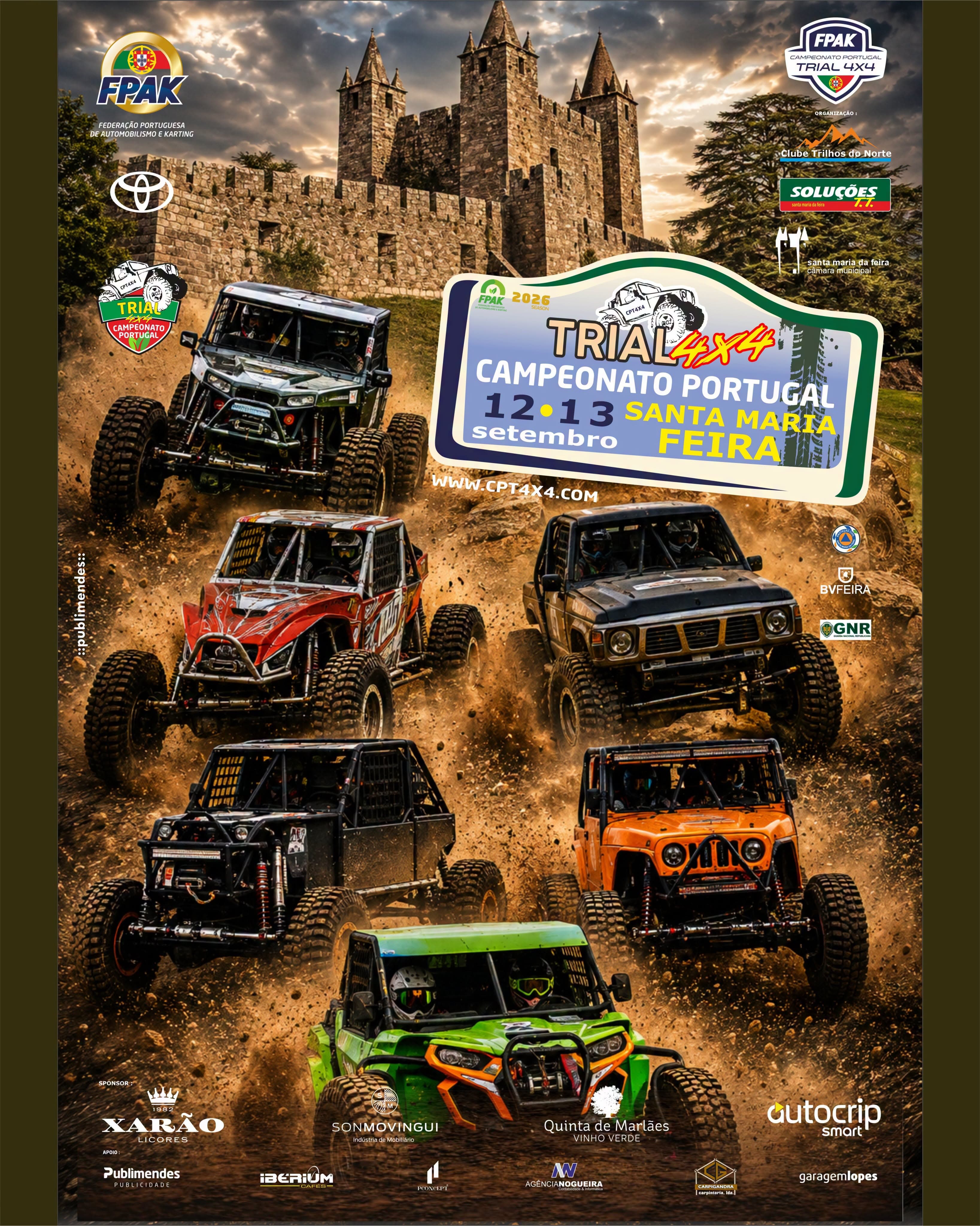 Campeonato Portugal Trial 4x4 2026 – Santa Maria da Feira 