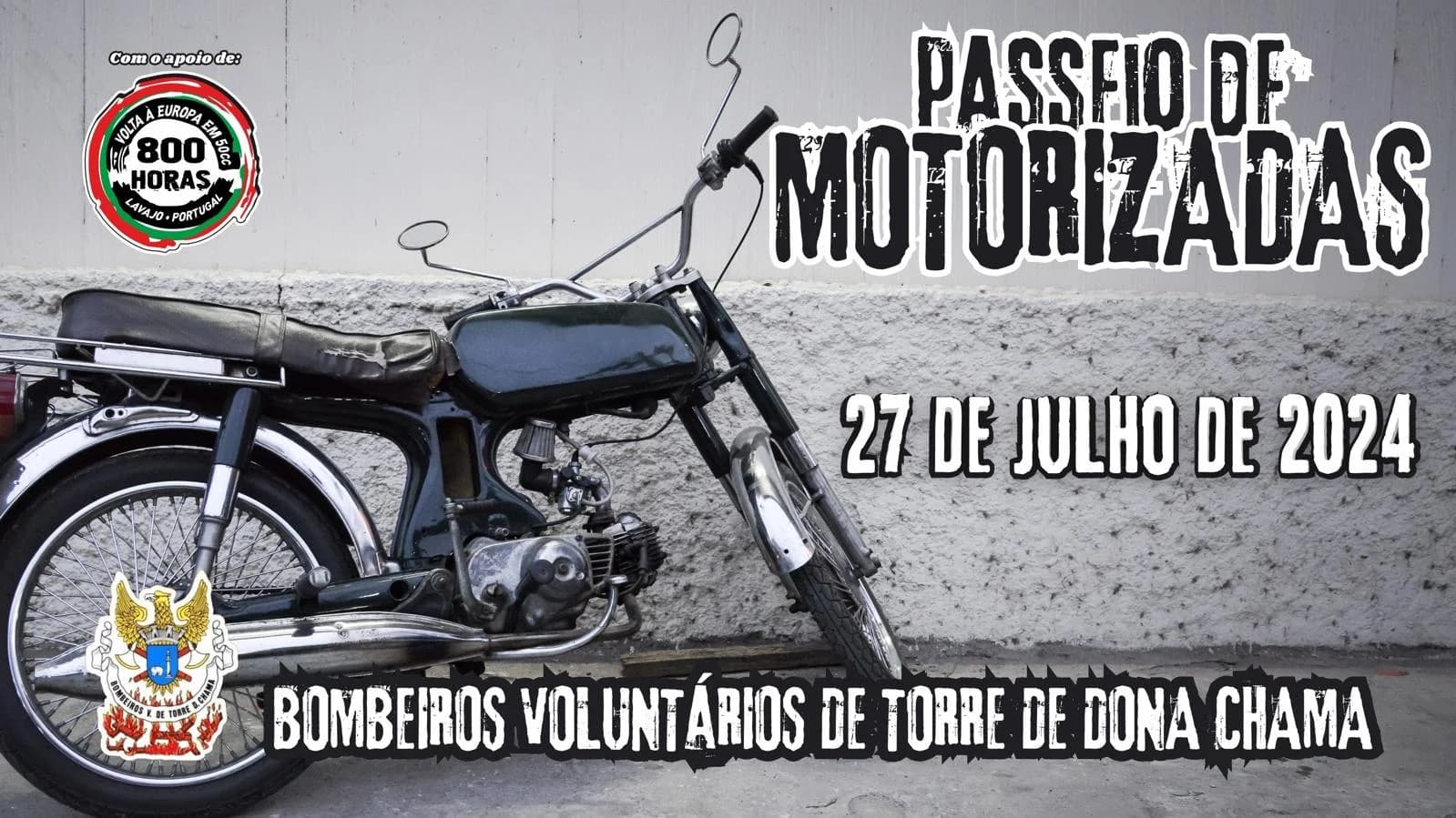 Passeio de Motorizadas – Bombeiros Torre de Dona Chama