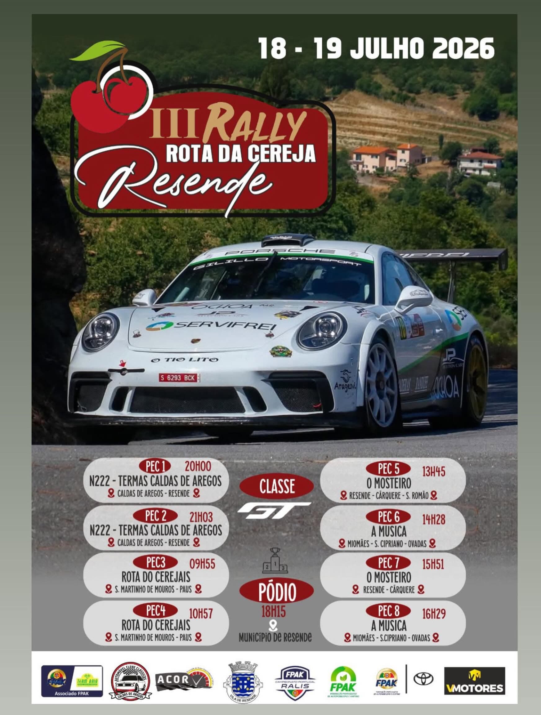 III Rally Rota da Cereja de Resende 2026