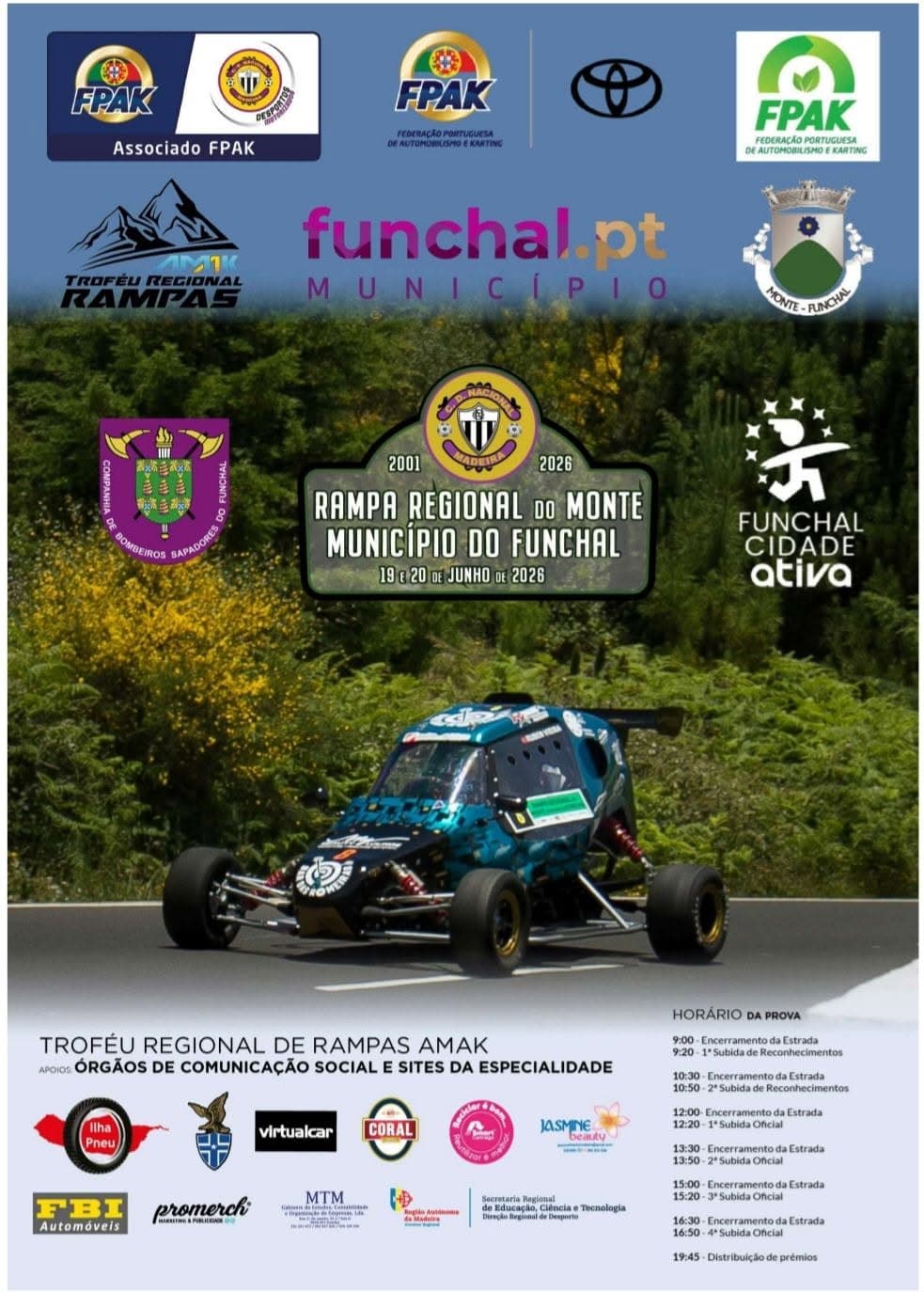 Rampa Regional do Monte – Município do Funchal 2026