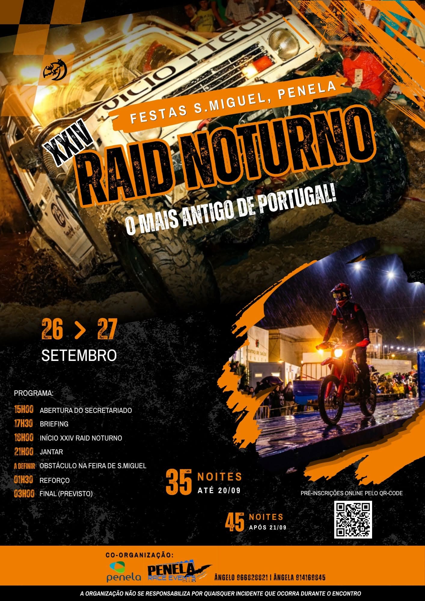 XXIV Raid TT Noturno S. Miguel – Penela 2026