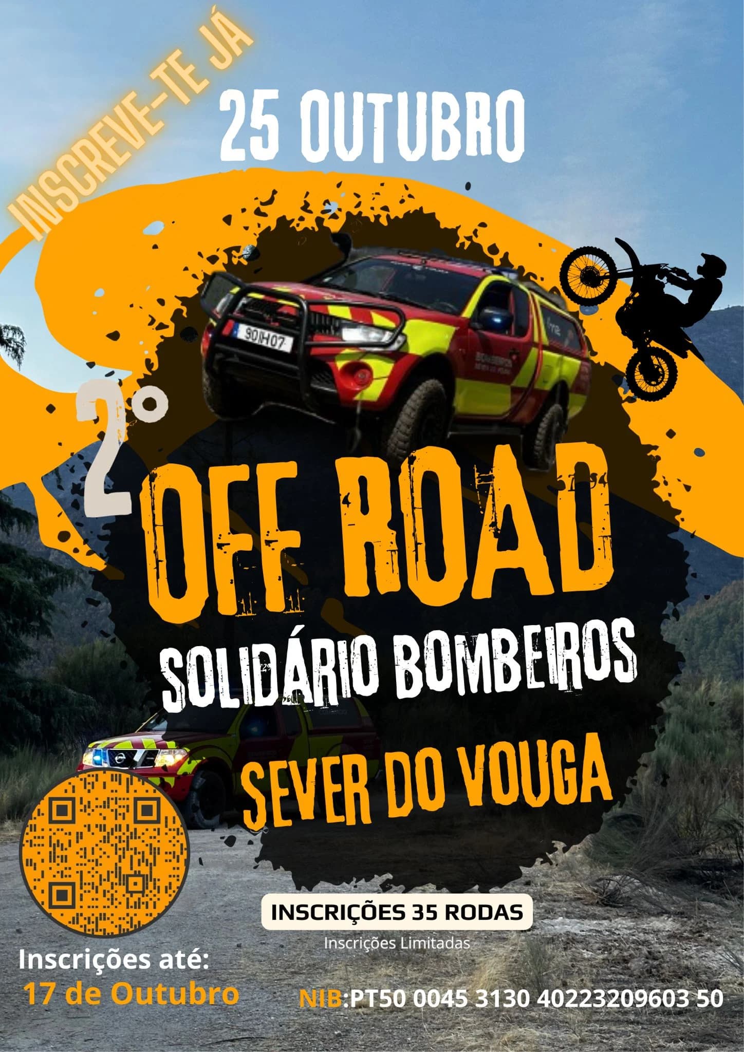 2º Off Road Solidário – Bombeiros Voluntários de Sever do Vouga
