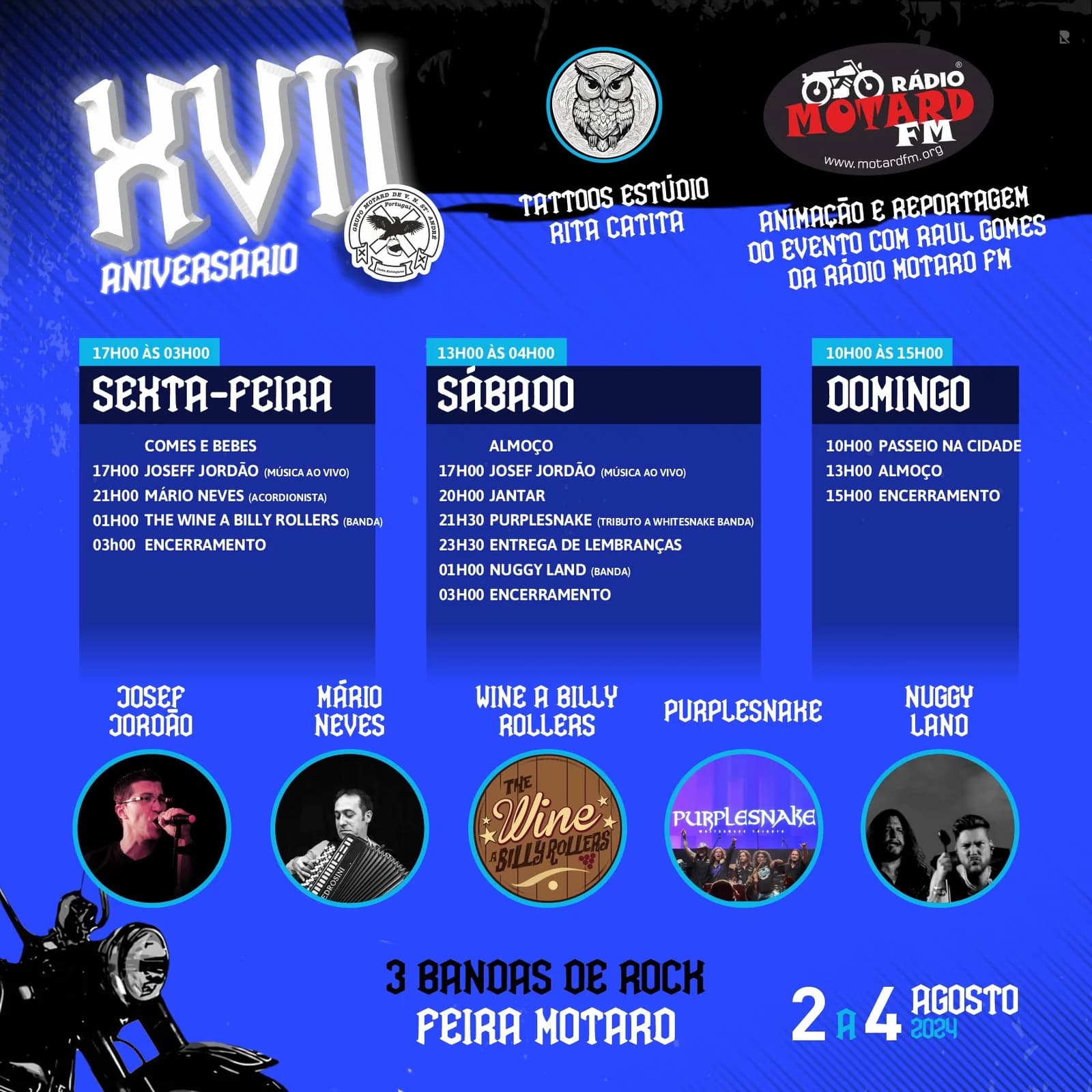 17º Aniversário do Grupo Motard de Vila Nova de Santo André