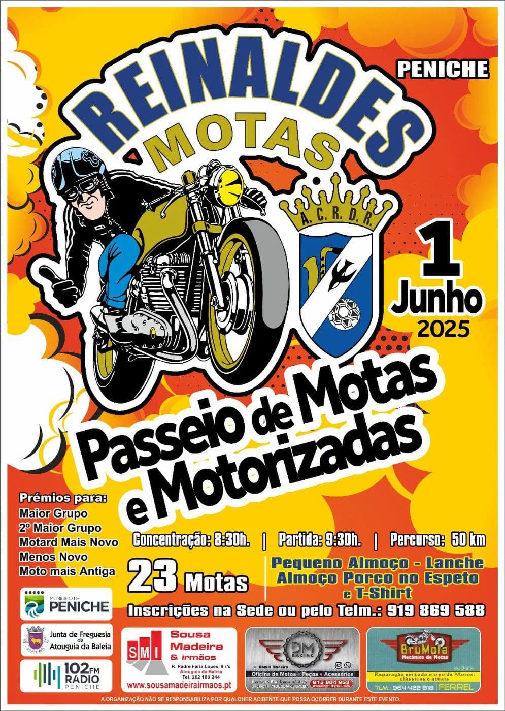 Passeio de Motas e Motorizadas – Reinaldense Motas