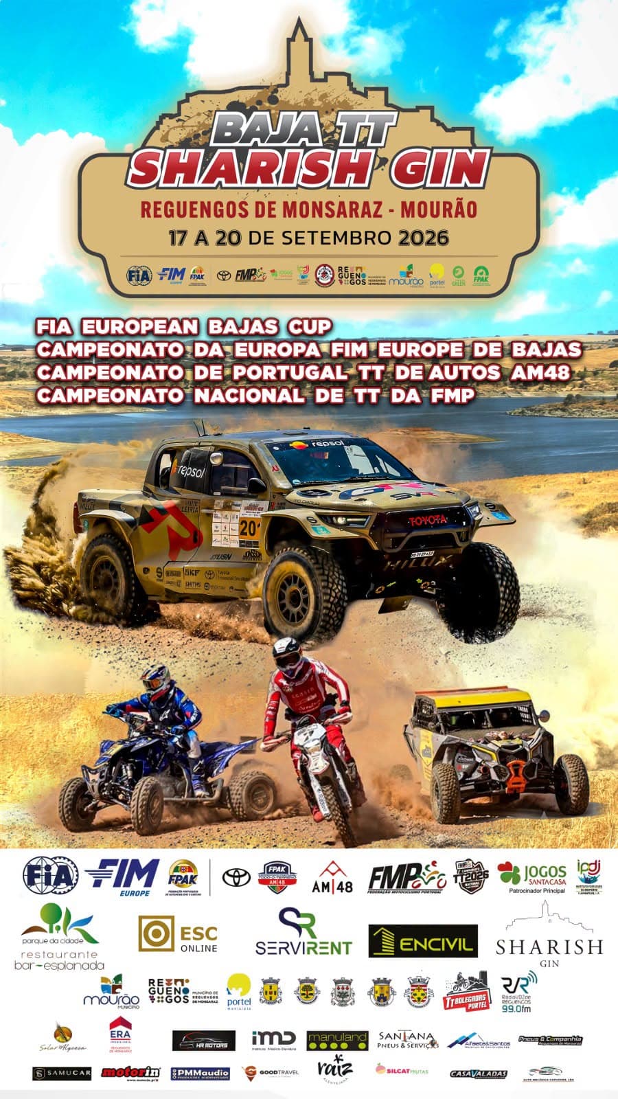 38.ª Baja TT Sharish Gin  2026-  Reguengos/Mourão
