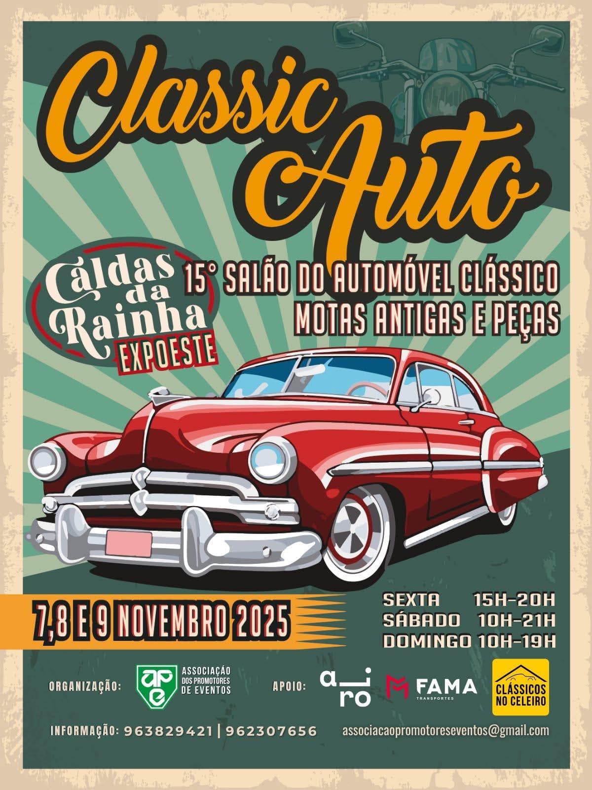 15º Salão do Automóvel Clássico, Motas antigas e Peças 