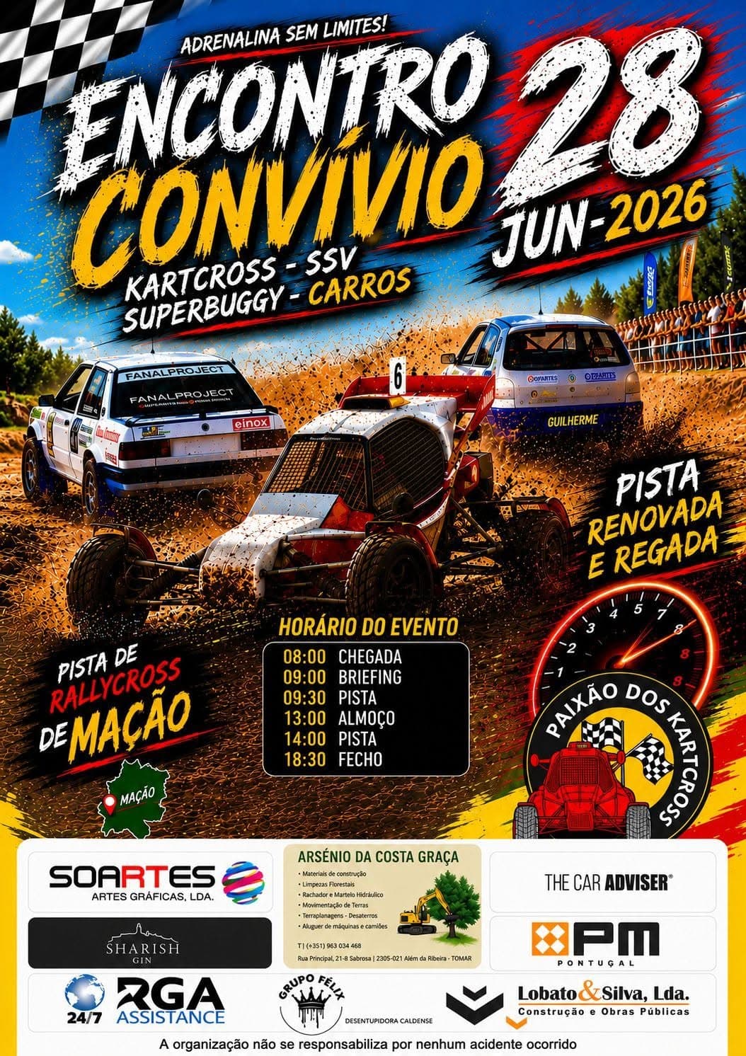 Encontro Convívio Kartcross, SSV, Superbuggy e Carros 2026