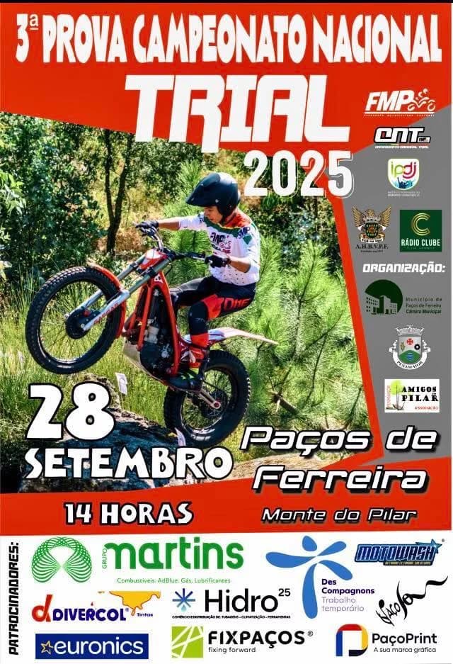Campeonato Nacional Trial – Prova 3 – Paços Ferreira