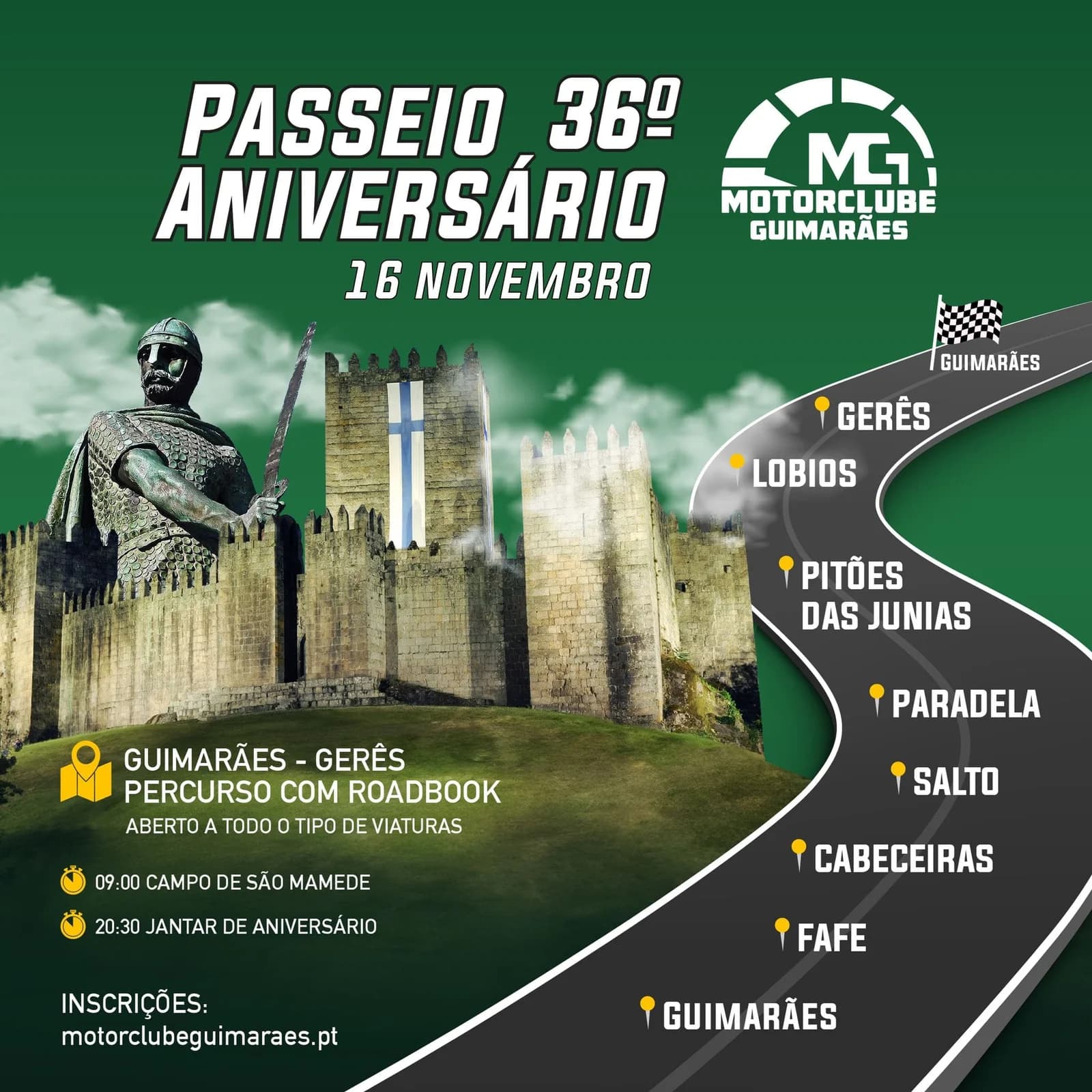 36° Aniversário do Motor Clube de Guimarães