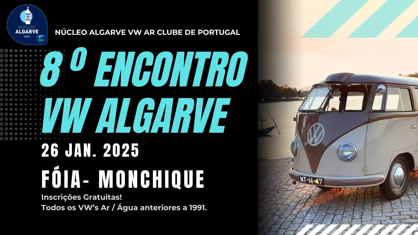 8º Encontro VW Algarve – Núcleo Algarve VW Ar Clube Portugal