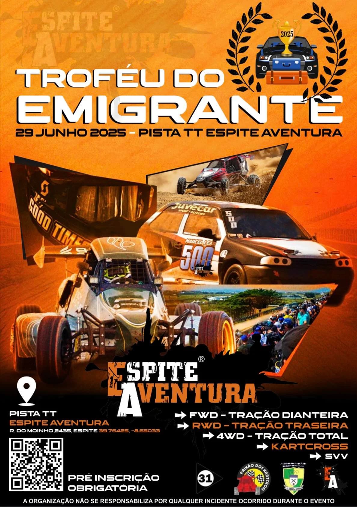 Troféu do Emigrante – Prova 2 – Pista TT Espite Aventura