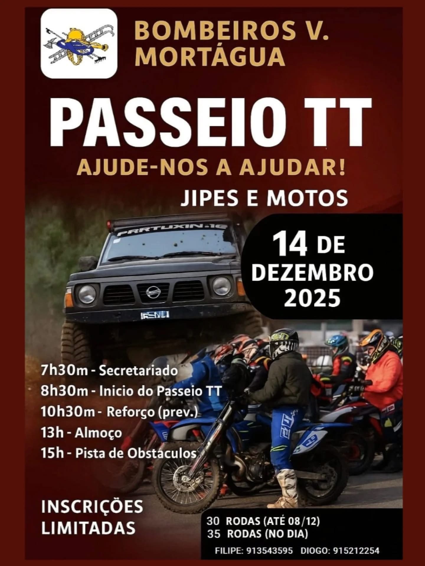 Passeio TT - Bombeiros Voluntários de Mortágua