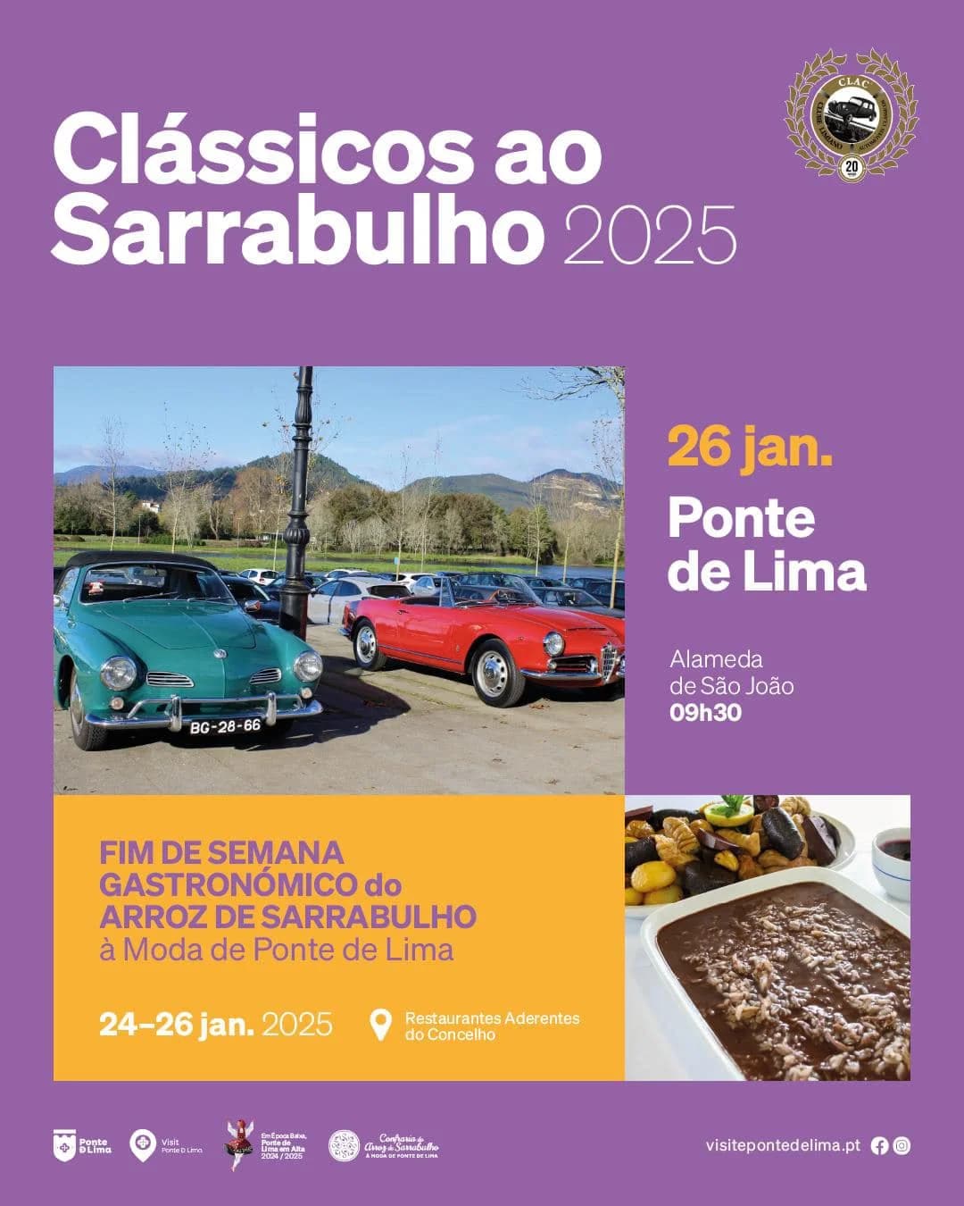 Clássicos ao Sarrabulho – Clube Limiano de Automóveis Clássicos