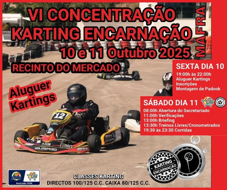 6º Concentração – Karting Encarnação 2025