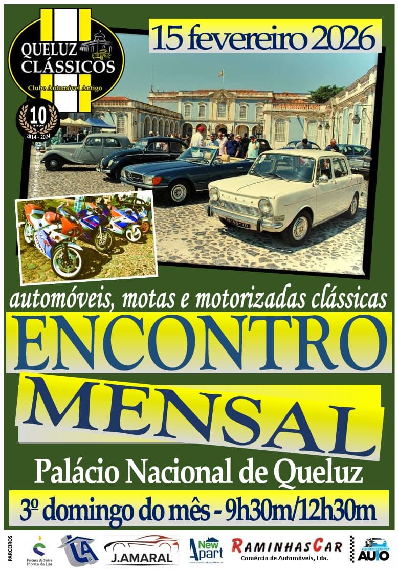 Encontro Mensal Queluz Clássicos - Fevereiro 2026
