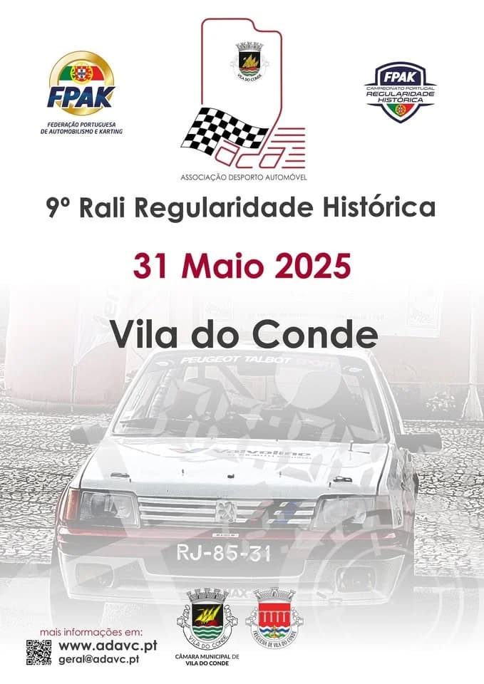 9º Rali de Regularidade Histórica – ADA Vila do Conde