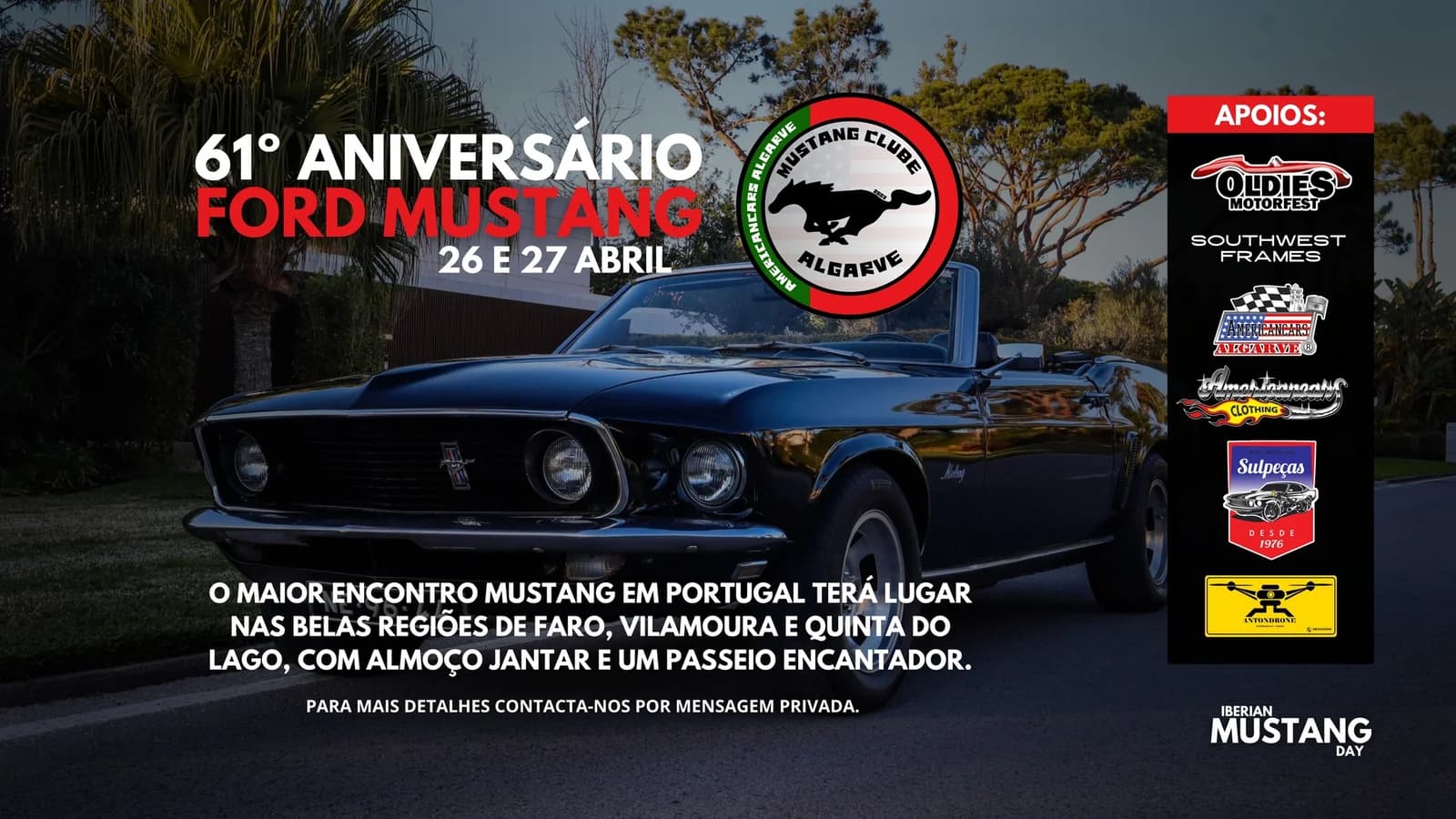 61º Aniversário Ford Mustang – Mustang Clube Algarve