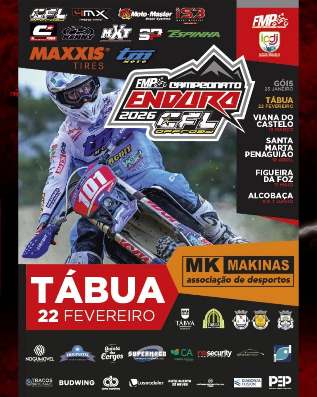 Campeonato Nacional Enduro CLF 2026 - Prova 2 - Tabua