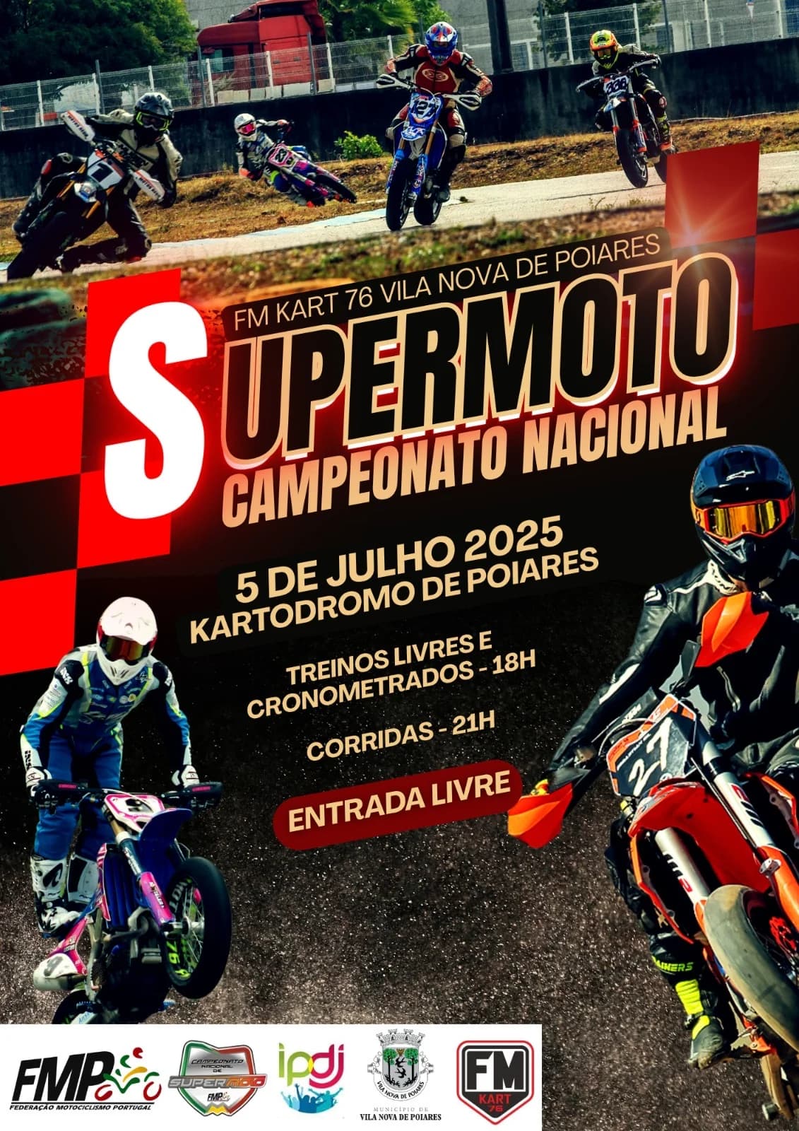 Campeonato Nacional Supermoto – Prova 3 – Vila Nova de Poiares