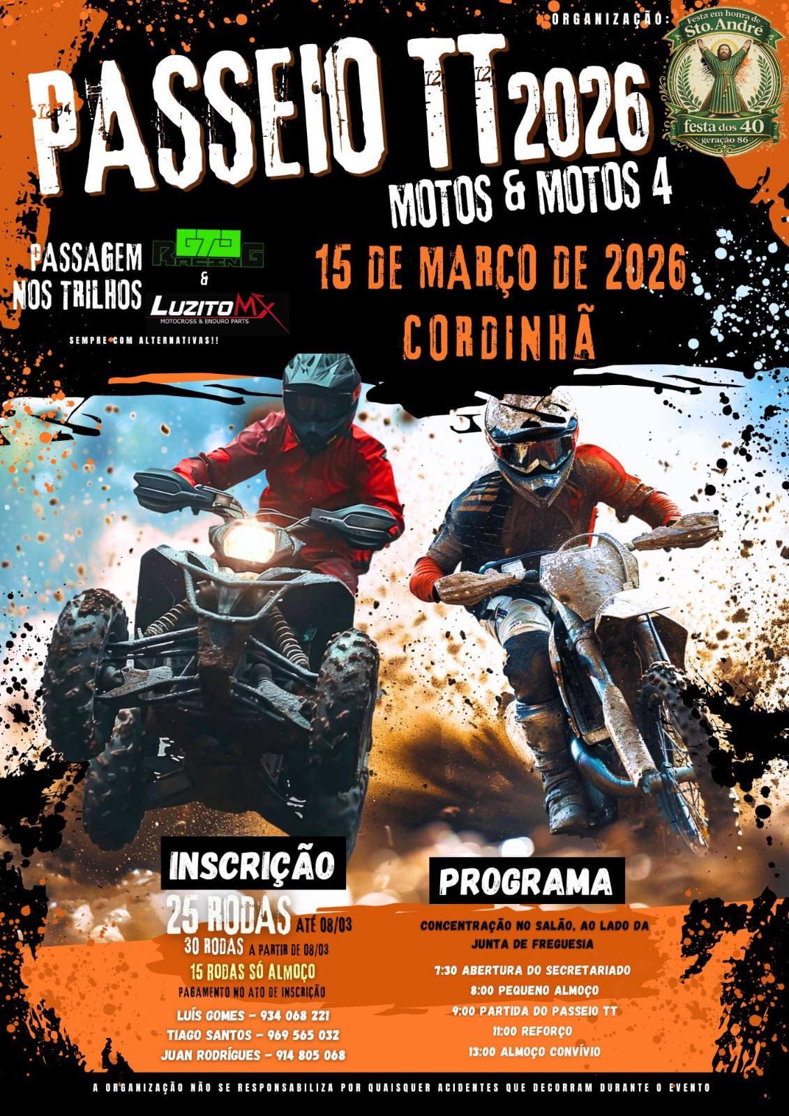 Passeio TT Cordinhã 2026