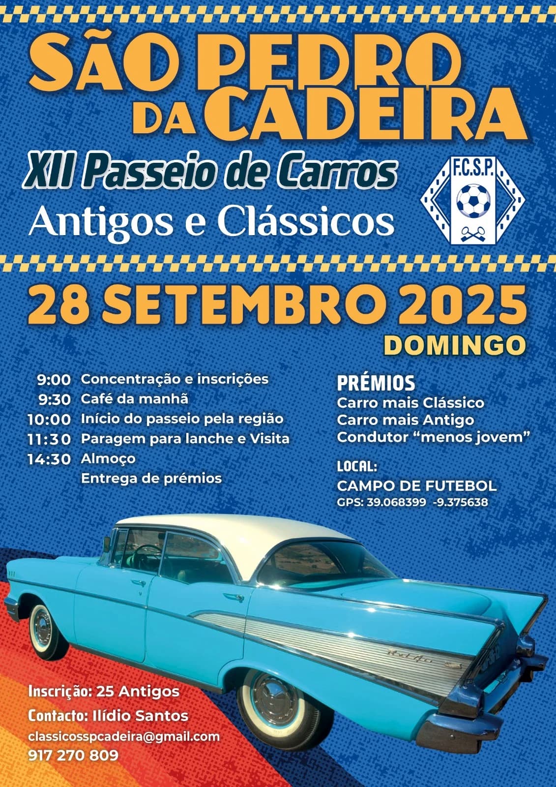 12º Passeio de Carros Antigos e Clássicos