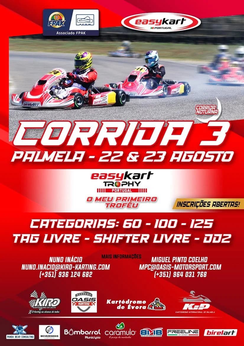 Easykart Portugal 2025 – Prova 3 – Palmela