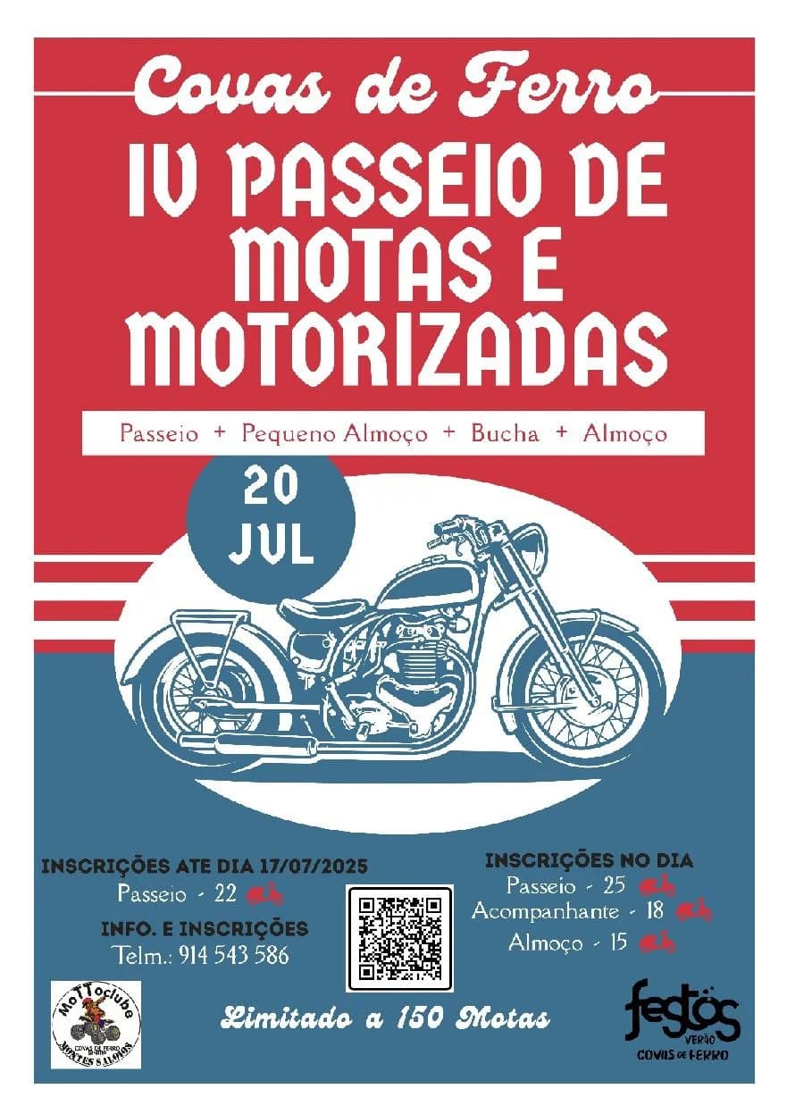 4º Passeio de Motas & Motorizadas de Covas de Ferro