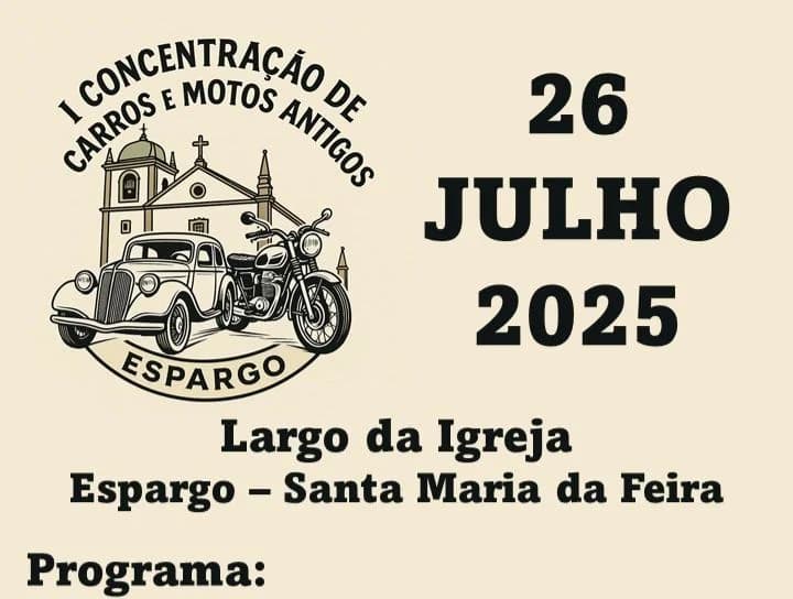 1º Concentração de Carros e Motas Antigas de Espargo