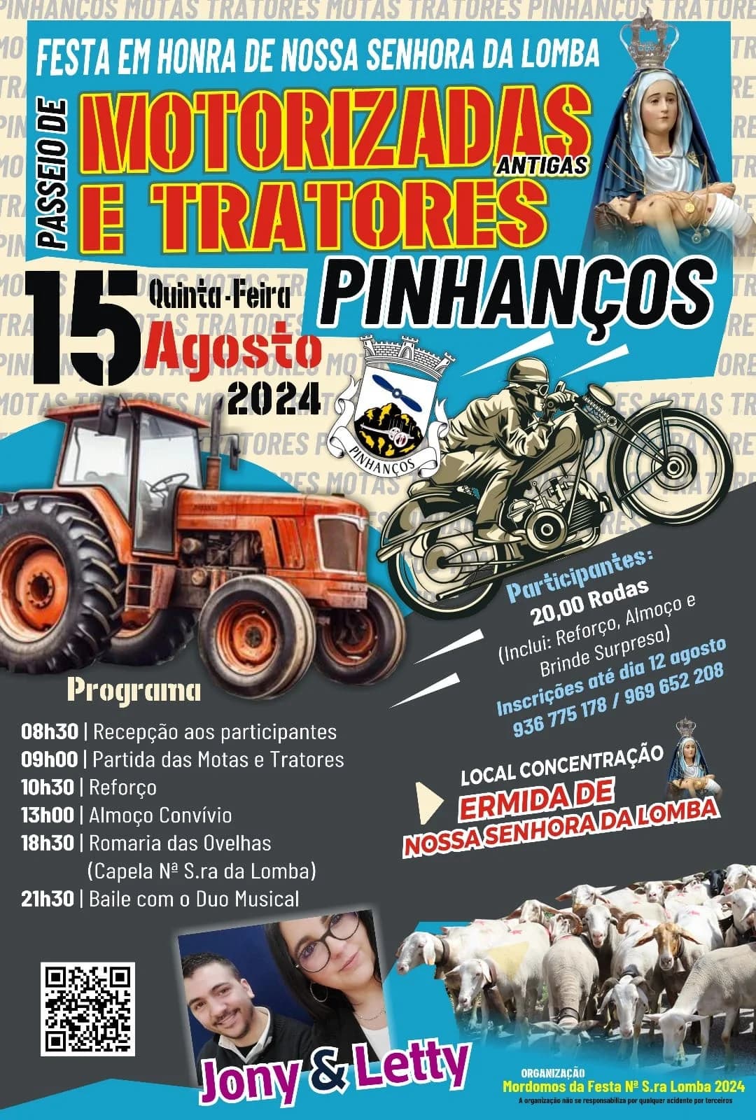 Passeio de Motorizadas Antigas e Tratores