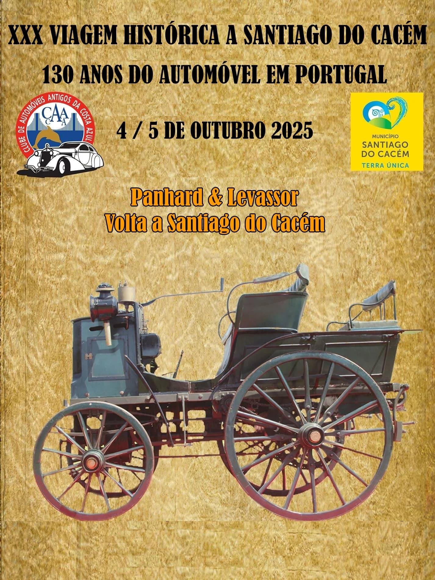 30º Viagem Histórica a Santiago do Cacém – Clube de Automóveis Antigos da Costa Azul
