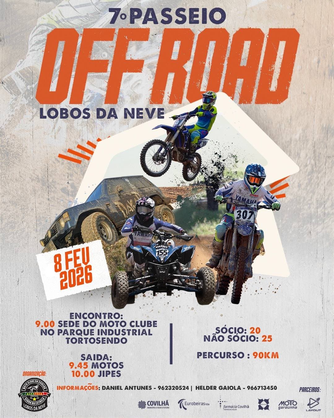 7° Passeio Off-road Lobos da Neve