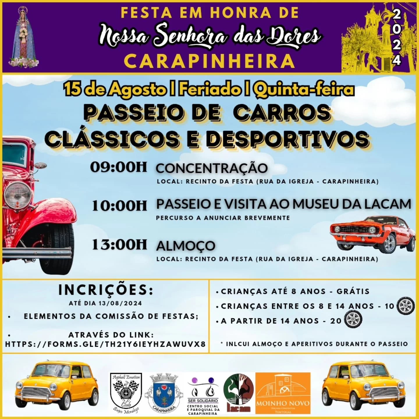 Passeio de Carros Clássicos e Desportivos – Baixo Mondego Motorfestival