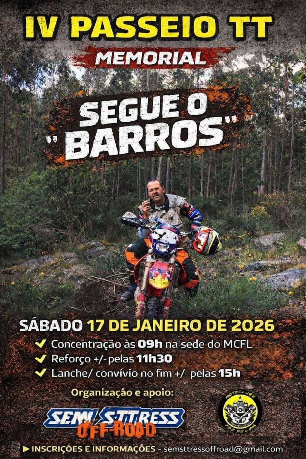 4º Edição Passeio TT - Segue o Barros