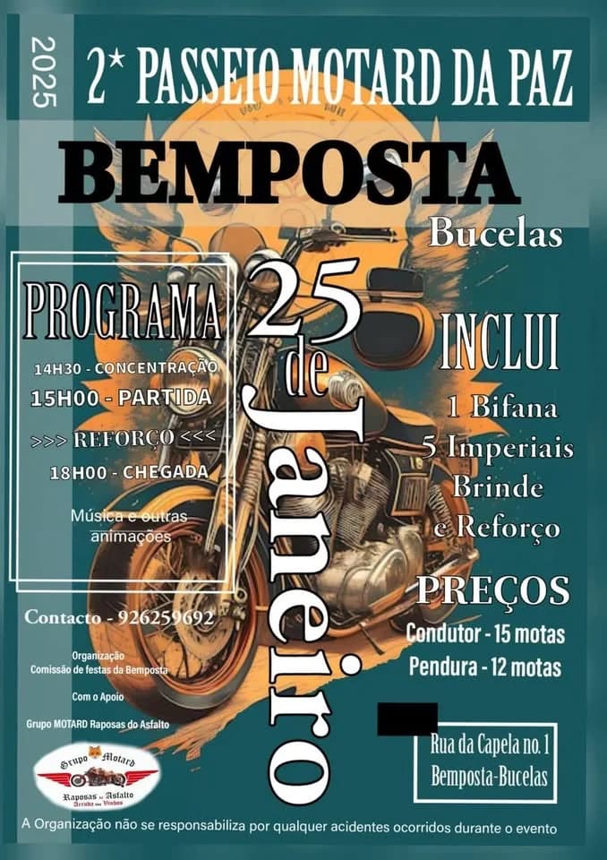 2º Passeio da Paz – Festa da Bemposta
