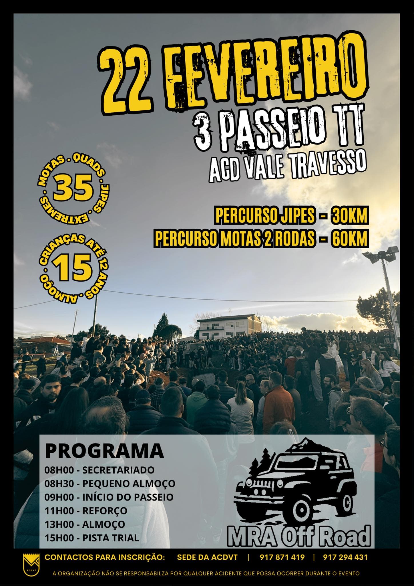 3º Passeio TT - ACD Vale Travesso