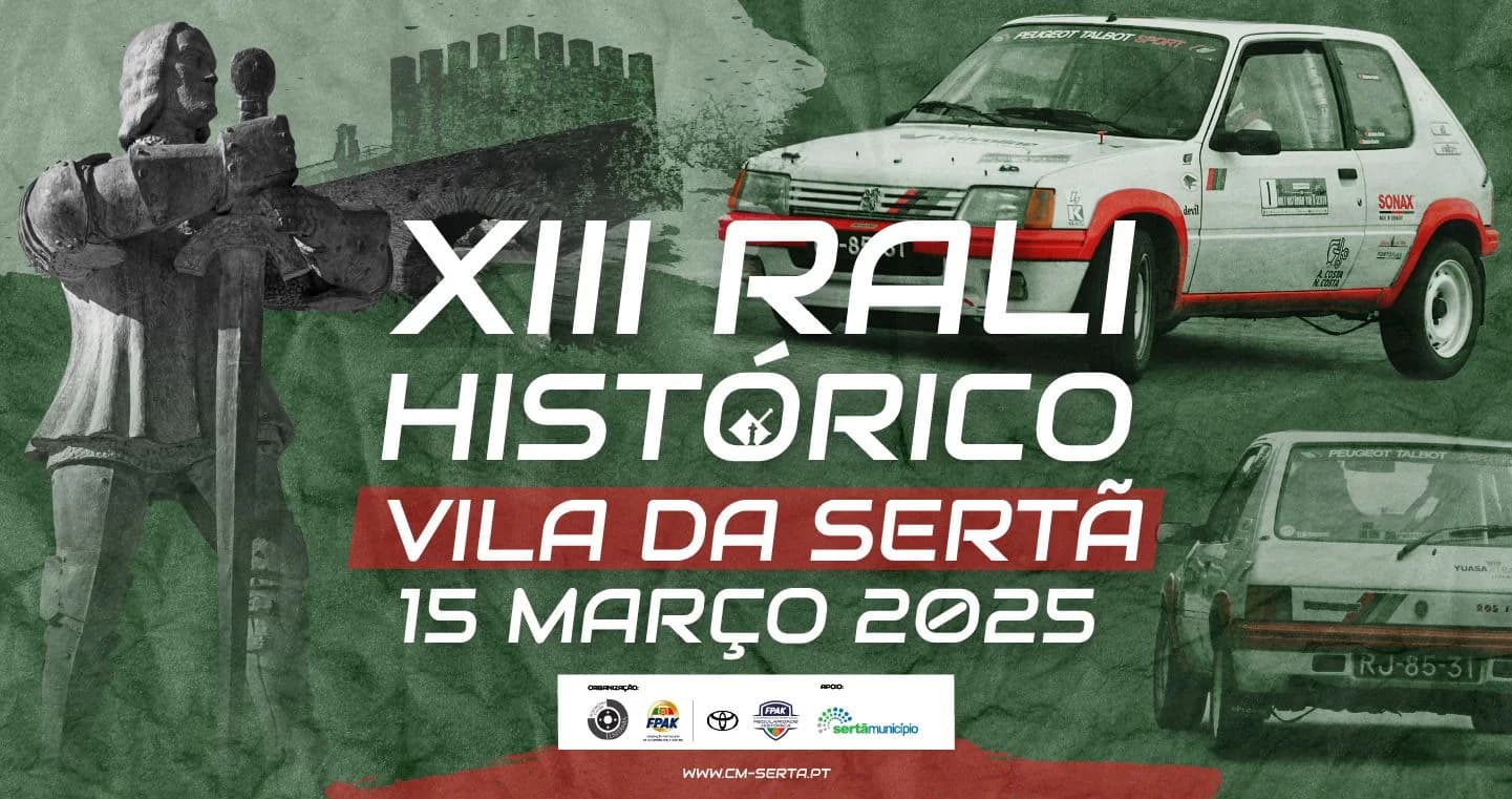 13º Rali Histórico Vila da Sertã & Regularidade Sport Plus– Lusitânia Automóvel Clube