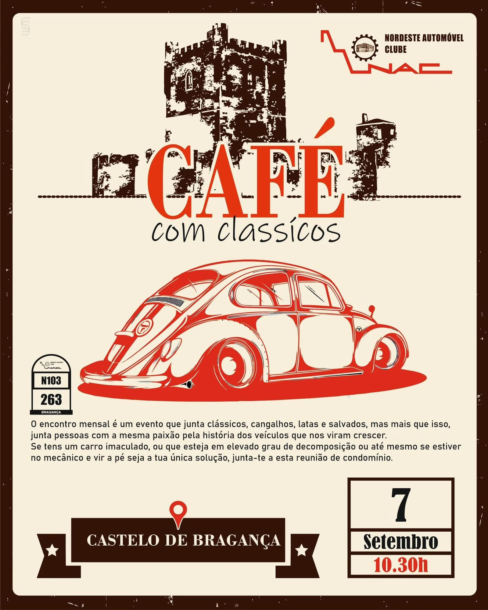 Encontro Mensal – Nordeste Automóvel Clube